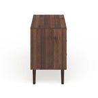 3-Drawer Mid-Century Buffet - Wood Finish