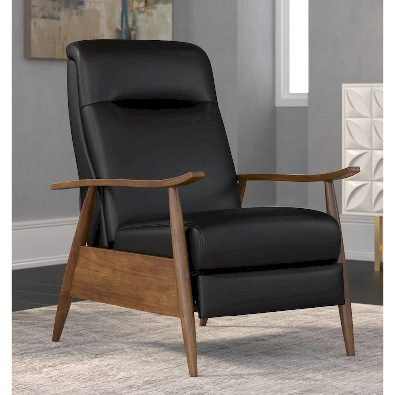 Chestnut Brown Push-Back Recliner Chair - 330 lbs Capacity