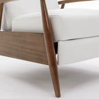 Chestnut Brown Push-Back Recliner Chair - 330 lbs Capacity