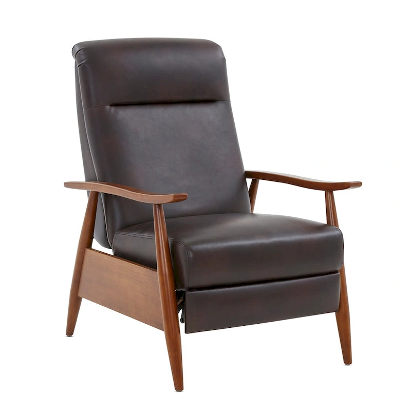 Chestnut Brown Push-Back Recliner Chair - 330 lbs Capacity