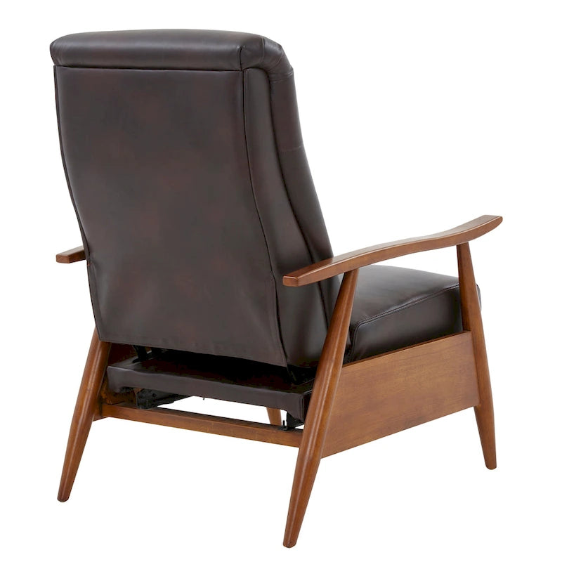 Chestnut Brown Push-Back Recliner Chair - 330 lbs Capacity
