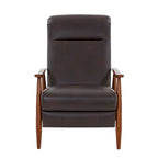 Chestnut Brown Push-Back Recliner Chair - 330 lbs Capacity