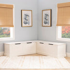 L-shaped Backless Breakfast Nook Bench