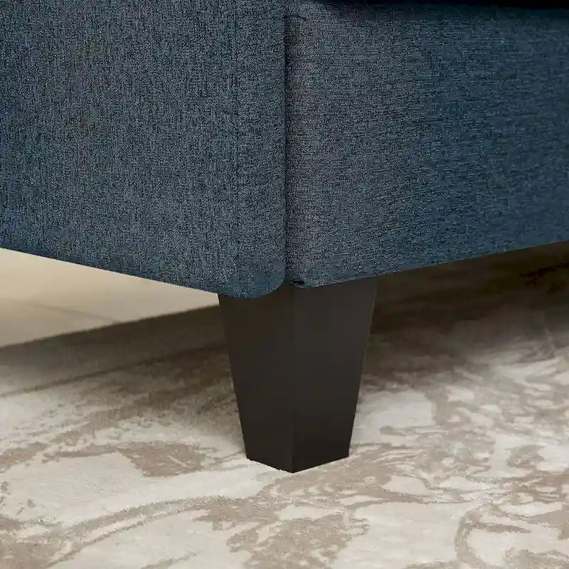 86.22 L Shaped Sectional Sofa with Side Storage Pockets