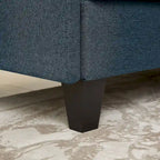 86.22 L Shaped Sectional Sofa with Side Storage Pockets