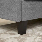 86.22 L Shaped Sectional Sofa with Side Storage Pockets