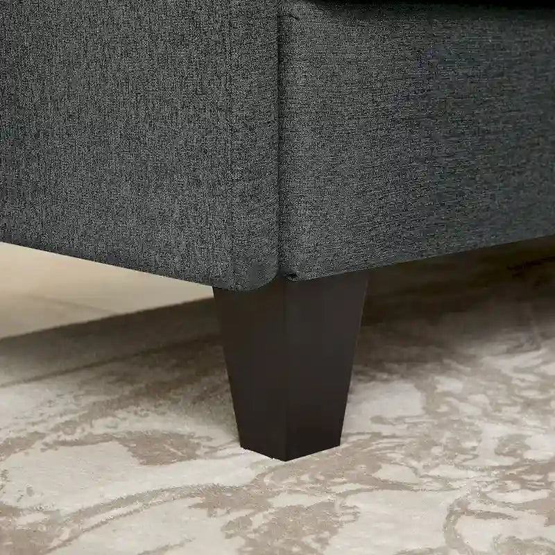 86.22 L Shaped Sectional Sofa with Side Storage Pockets