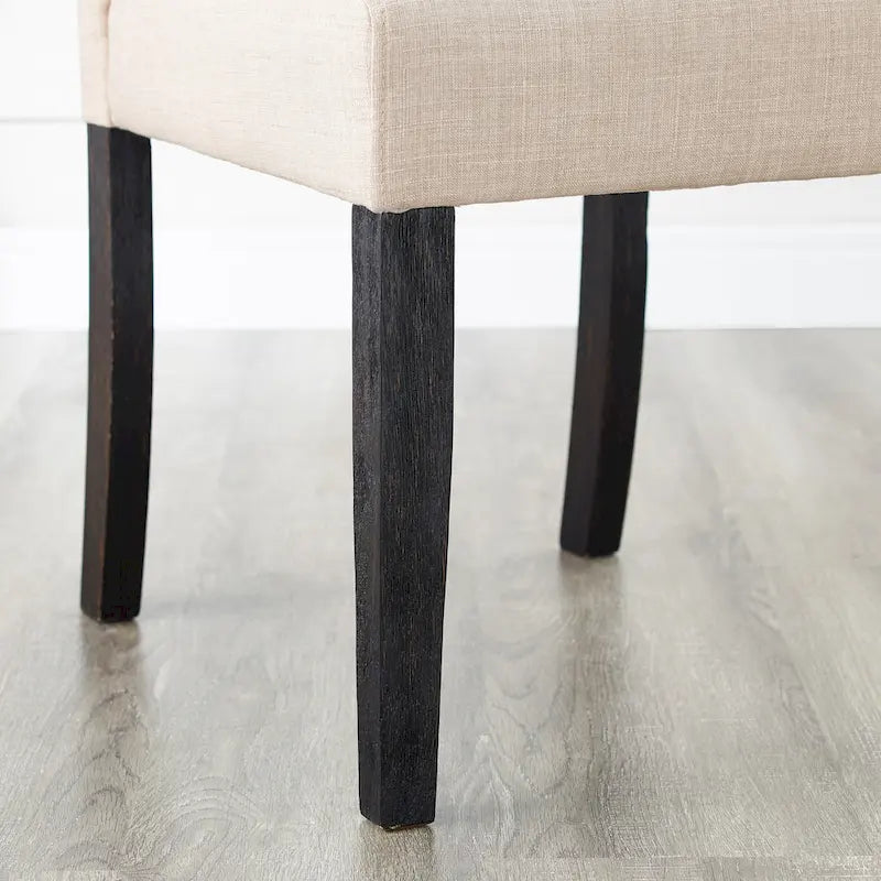 Solid Wood Tufted Dining Chair (Set of 2)