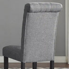 Solid Wood Tufted Dining Chair (Set of 2)