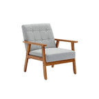 Mid-Century Modern Accent solid wood chair, for Living Room Bedroom Studio chair