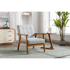 Mid-Century Modern Accent solid wood chair, for Living Room Bedroom Studio chair