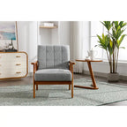 Mid-Century Modern Accent solid wood chair, for Living Room Bedroom Studio chair