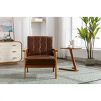 Mid-Century Modern Accent solid wood chair, for Living Room Bedroom Studio chair