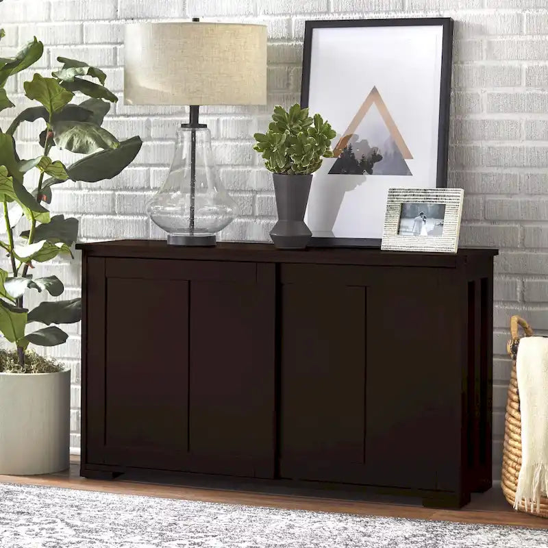 Sliding Door Stackable Buffet/Sideboard