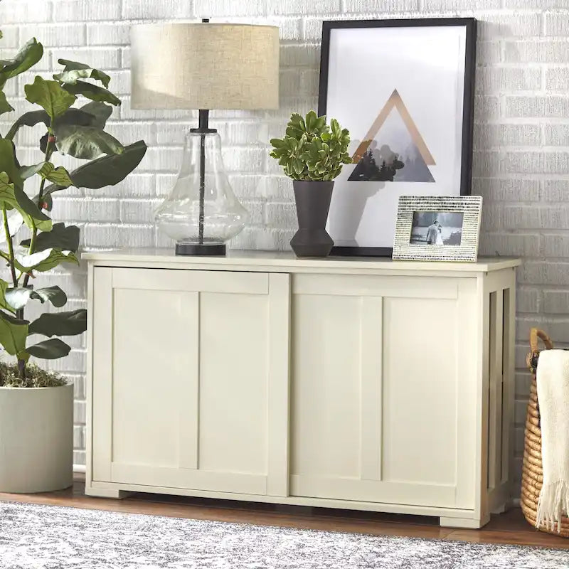 Sliding Door Stackable Buffet/Sideboard