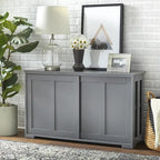 Sliding Door Stackable Buffet/Sideboard
