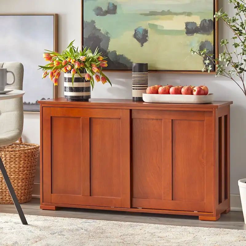 Sliding Door Stackable Buffet/Sideboard