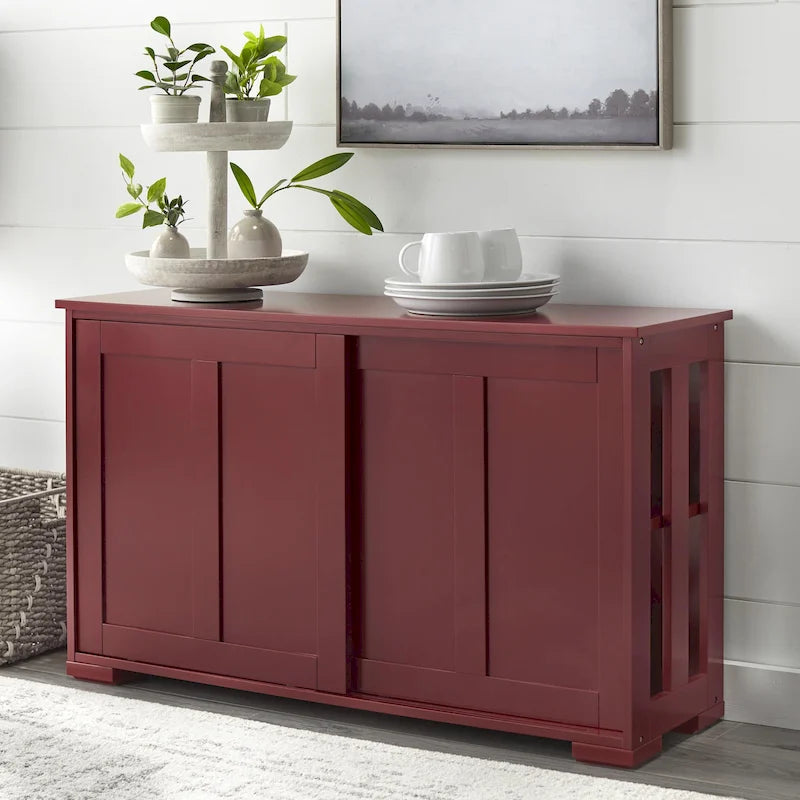 Sliding Door Stackable Buffet/Sideboard