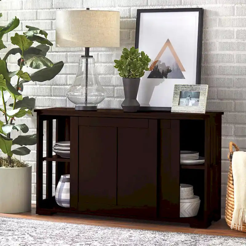 Sliding Door Stackable Buffet/Sideboard