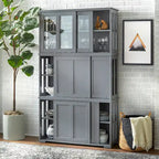 Sliding Door Stackable Buffet/Sideboard