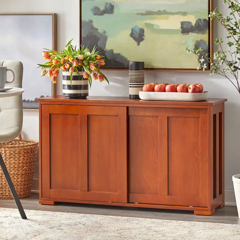Sliding Door Stackable Buffet/Sideboard