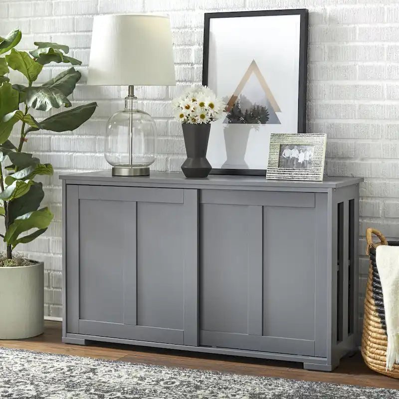 Sliding Door Stackable Buffet/Sideboard