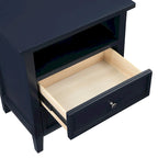Double drawer bedside table