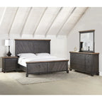 Rustic Two-Tone 4-Piece Bedroom Set - Queen/King