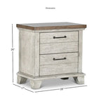 Rustic Two-Tone 4-Piece Bedroom Set - Queen/King