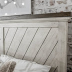 Rustic Two-Tone 4-Piece Bedroom Set - Queen/King