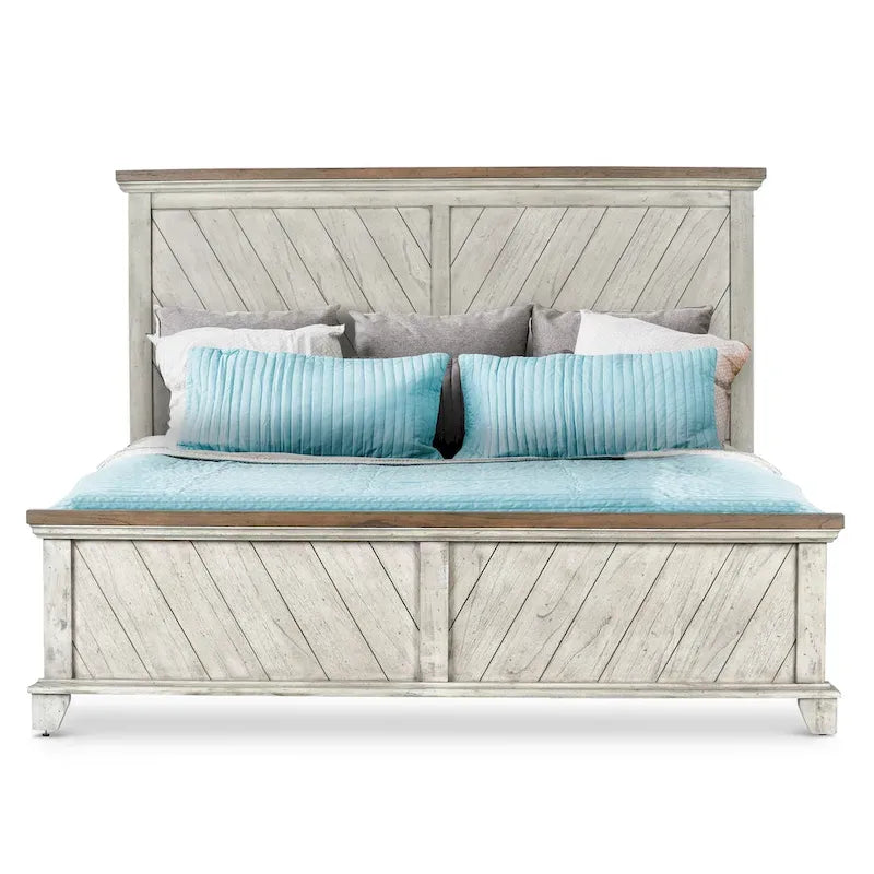 Rustic Two-Tone 4-Piece Bedroom Set - Queen/King
