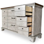 Rustic Two-Tone 4-Piece Bedroom Set - Queen/King