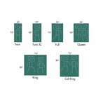 14 In High Heavy Duty Metal Bed Frame with Vintage Style, Supports Up To 2500lbs, Easy Assembly and No Squeak