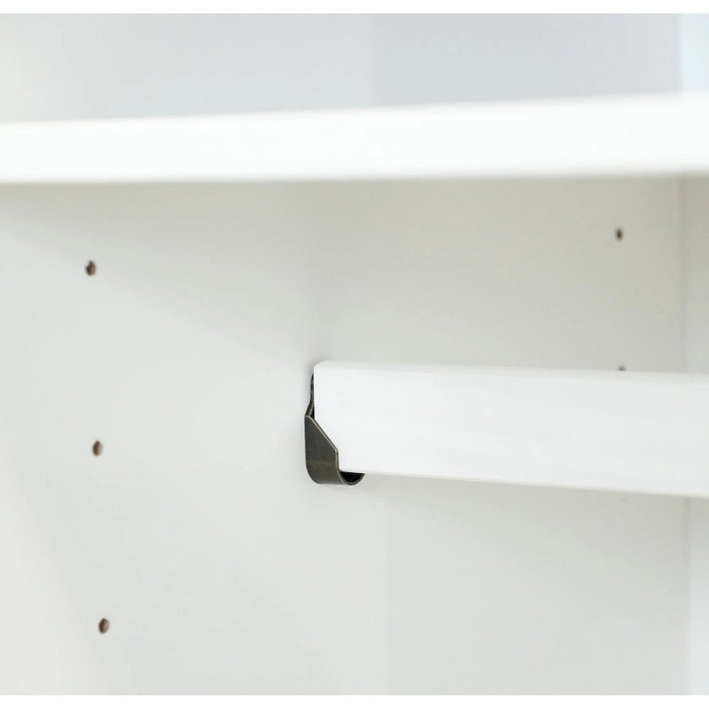 Solid Wood 4-Door Wardrobe with Mirror or Panel Doors