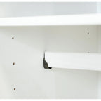 Solid Wood 4-Door Wardrobe with Mirror or Panel Doors