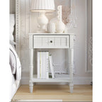 Upholstered Panel Bed with 2 Nightstand