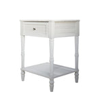Upholstered Panel Bed with 2 Nightstand