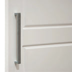 3-Door Solid Wood Wardrobe Armoire with Mirror or Panel Doors