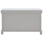 Brown Woven Storage Basket Bench - 33.5 x 16.1 x 19.9 - 34Wx16Dx20H