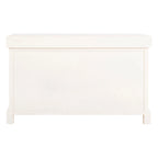 Brown Woven Storage Basket Bench - 33.5 x 16.1 x 19.9 - 34Wx16Dx20H