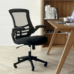 Mid-Back Mesh Swivel Ergonomic Task Office Chair with Flip-Up Arms