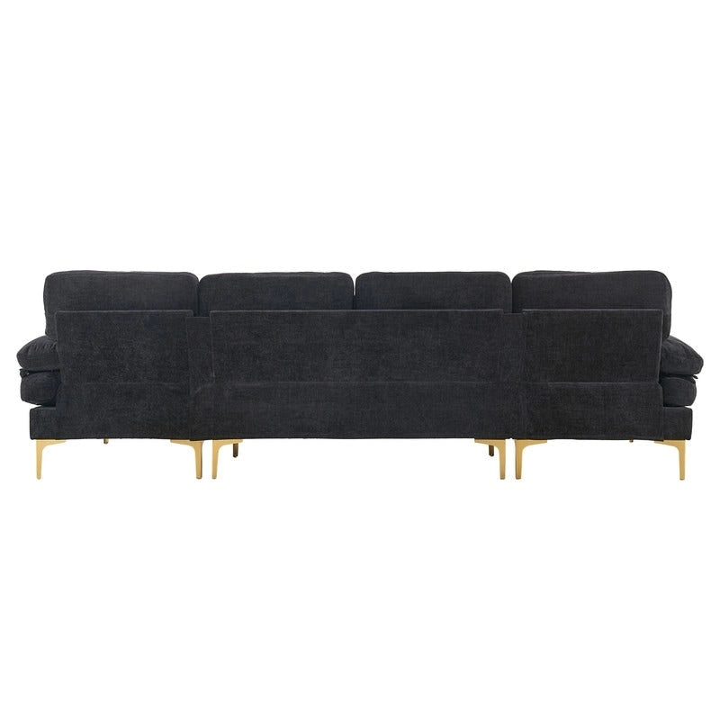 U-Shaped 4-Seat Indoor Sectional Sofa