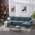 U-Shaped 4-Seat Indoor Sectional Sofa