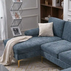 U-Shaped 4-Seat Indoor Sectional Sofa