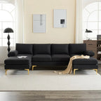 U-Shaped 4-Seat Indoor Sectional Sofa