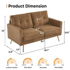56 Modern Loveseat