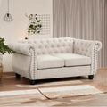 Tufted Upholstered Two-Seater Loveseat