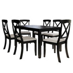 CraftPorch Farmhouse Style 7-piece Wooden Dining Set