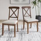 CraftPorch Farmhouse Style 7-piece Wooden Dining Set