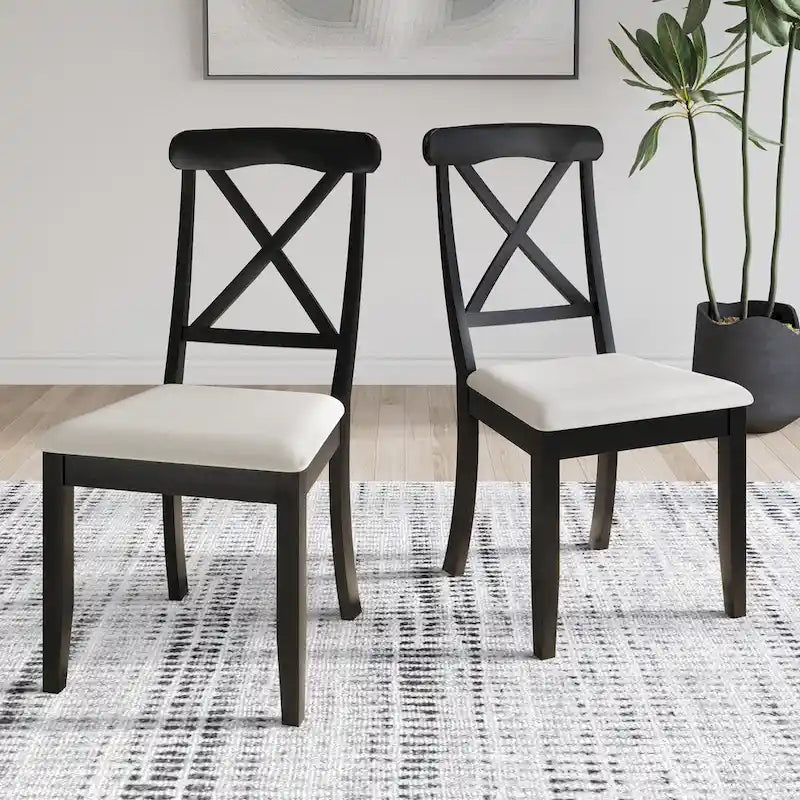 CraftPorch Farmhouse Style 7-piece Wooden Dining Set